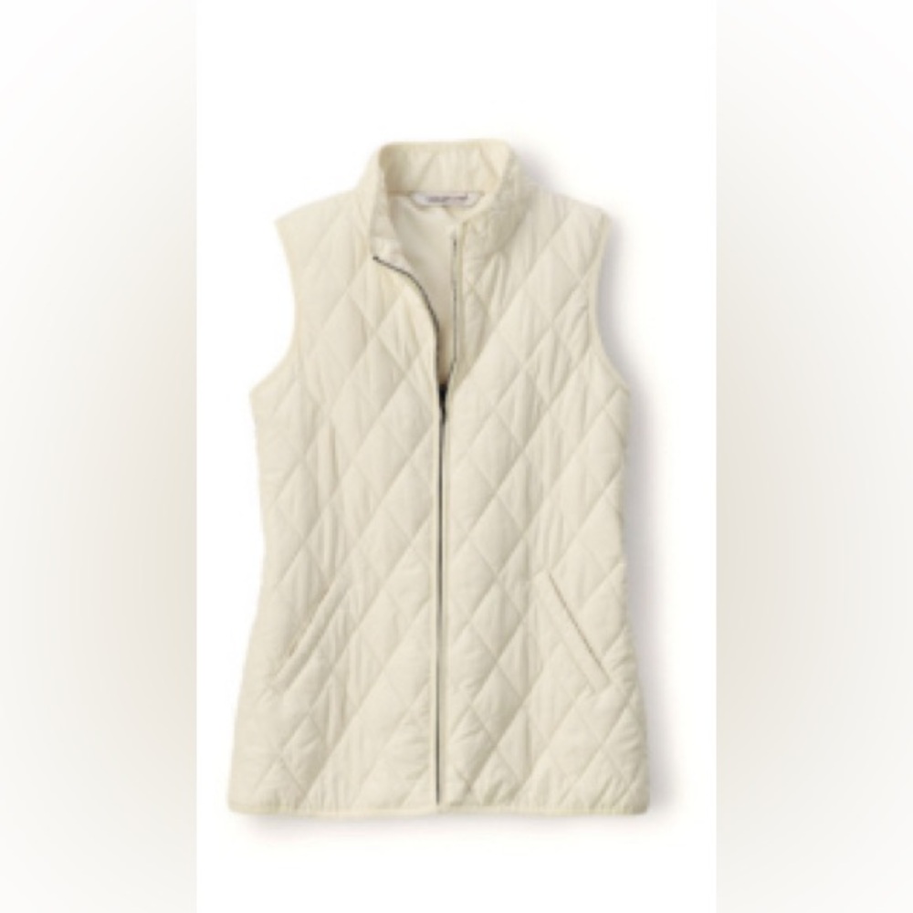 Coldwater Creek Seasonless Vest 3X Ivory